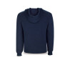 Sudadera azul marino poliéster/algodón con capucha. 280 gr MARCA