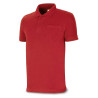 Polo BASIC rojo 100% algodón. 175 gr. Manga corta MARCA