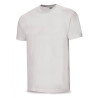 Camiseta blanca algodón 145 gr. Manga corta MARCA
