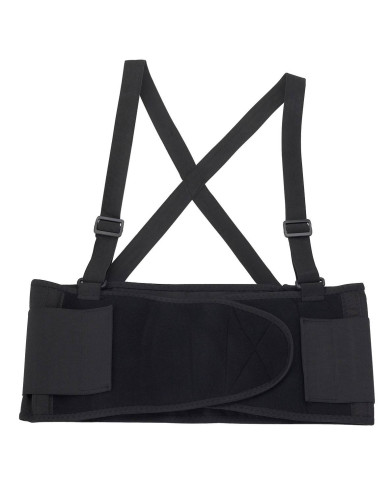 Faja lumbar con tirantes regulables y cierre de velcro MARCA