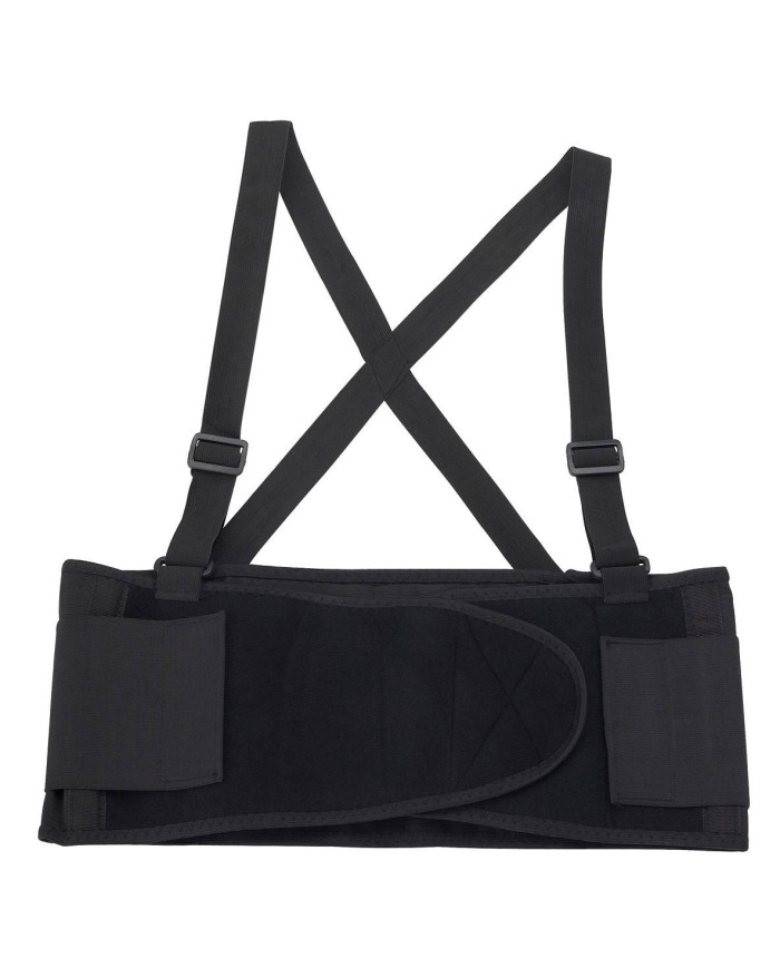 Faja lumbar con tirantes regulables y cierre de velcro MARCA