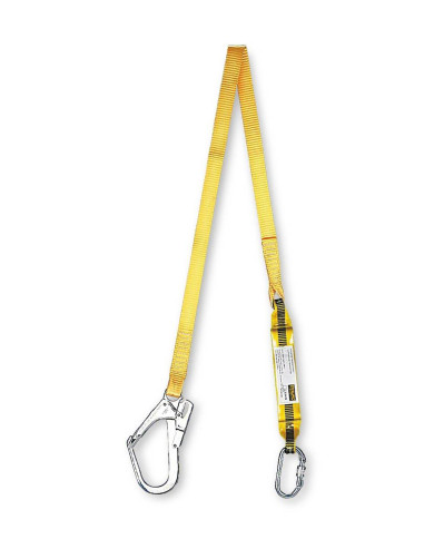 Cinta con absorbedor ERGO SHOCK y mosquetones STEELPRO