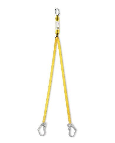 Cinta en "Y" con absorbedor ERGO SHOCK y mosquetones STEELPRO