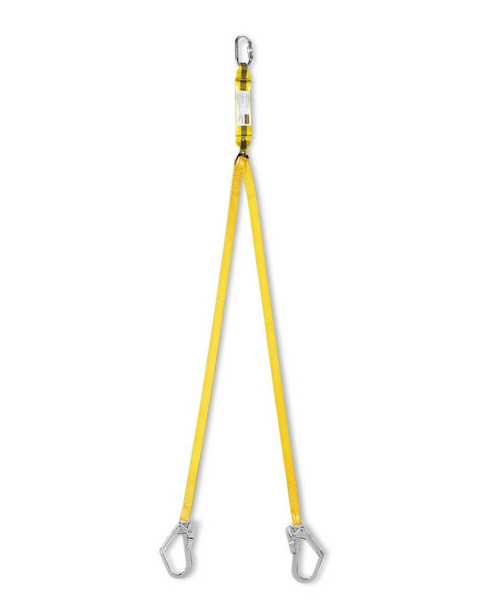Cinta en "Y" con absorbedor ERGO SHOCK y mosquetones STEELPRO