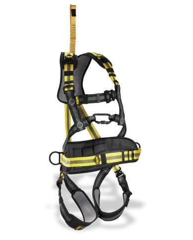 Arnés mod. "STEELTEC PRO". Arnés STEELTEC PRO con enganche dorsal y esternal con cinturón de posicionamiento y prolongador...