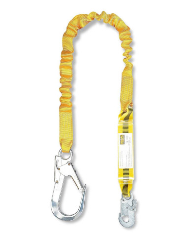 Cinta Elástica STEEL FLEX con absorbedor y mosquetones STEELPRO