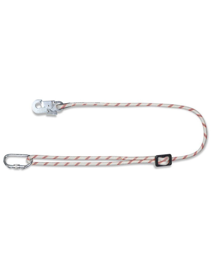 Cuerda regulable con mosquetones STEELPRO