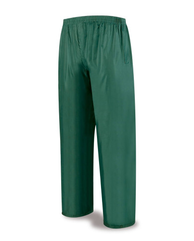 Pantalón de agua tipo INGENIERO Poliéster/PVC verde METEO