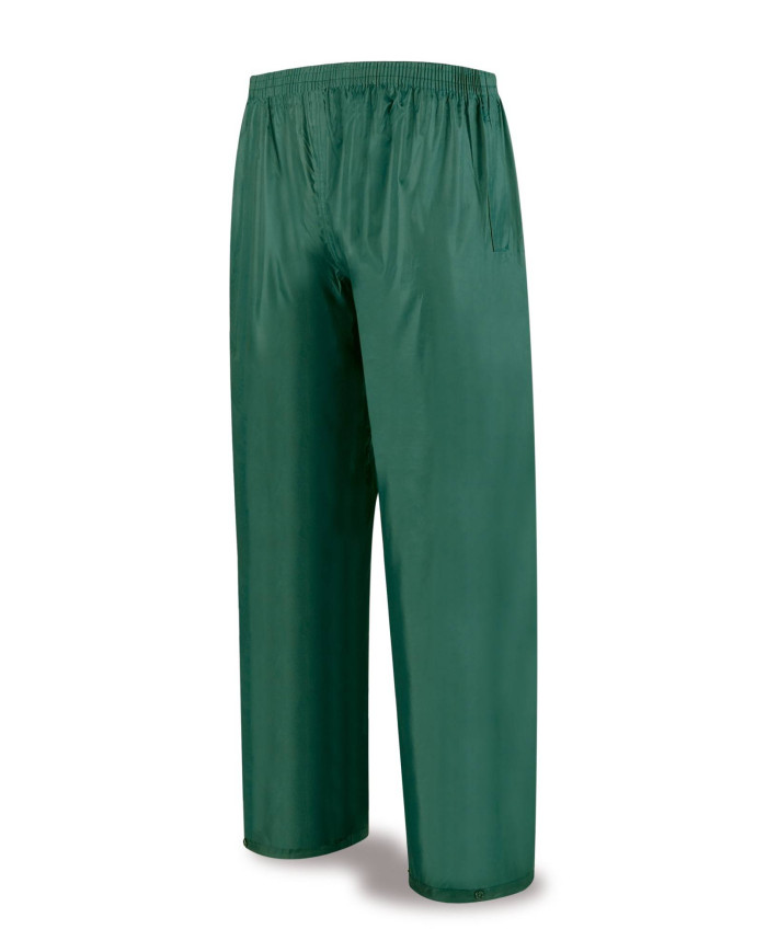 Pantalón de agua tipo INGENIERO Poliéster/PVC verde METEO