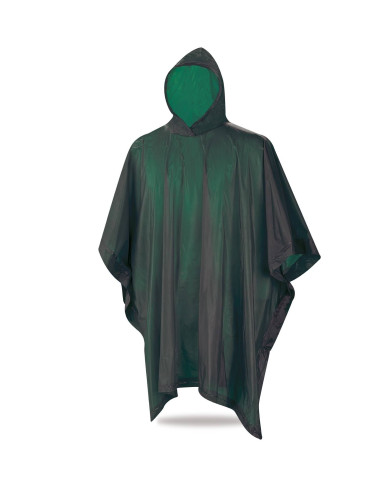 Poncho de agua PVC verde 180 gr METEO
