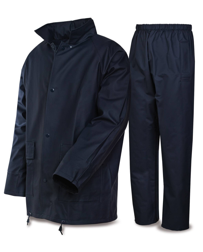 Traje de agua PU/PVC/PES azul marino 300 g METEO