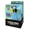 Orejera STEELPRO® serie ZEN Fluor para protección auditiva con alta atenuación