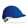 Mod. "THOR". Casco de protección para la industria eléctricamente aislante, cierre ruleta, arnés textil 6 puntos STEELPRO