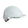 Mod. "THOR". Casco de protección para la industria eléctricamente aislante, cierre ruleta, arnés textil 6 puntos STEELPRO