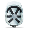Mod. "THOR". Casco de protección para la industria eléctricamente aislante, cierre ruleta, arnés textil 6 puntos STEELPRO