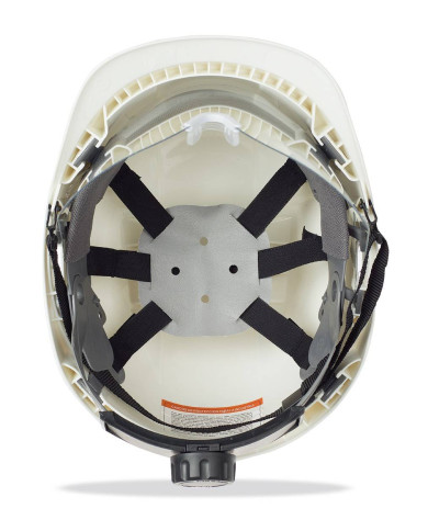 Mod. "VISION". Casco de protección para la industria eléctricamente aislante con visor retráctil cierre ruleta STEELPRO