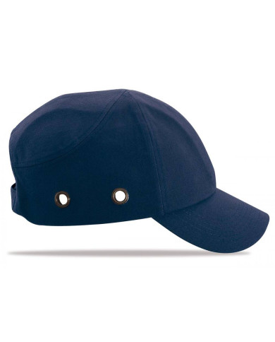Color Azul Marino. Mod. "BUMPER". Gorra de protección antigolpes STEELPRO