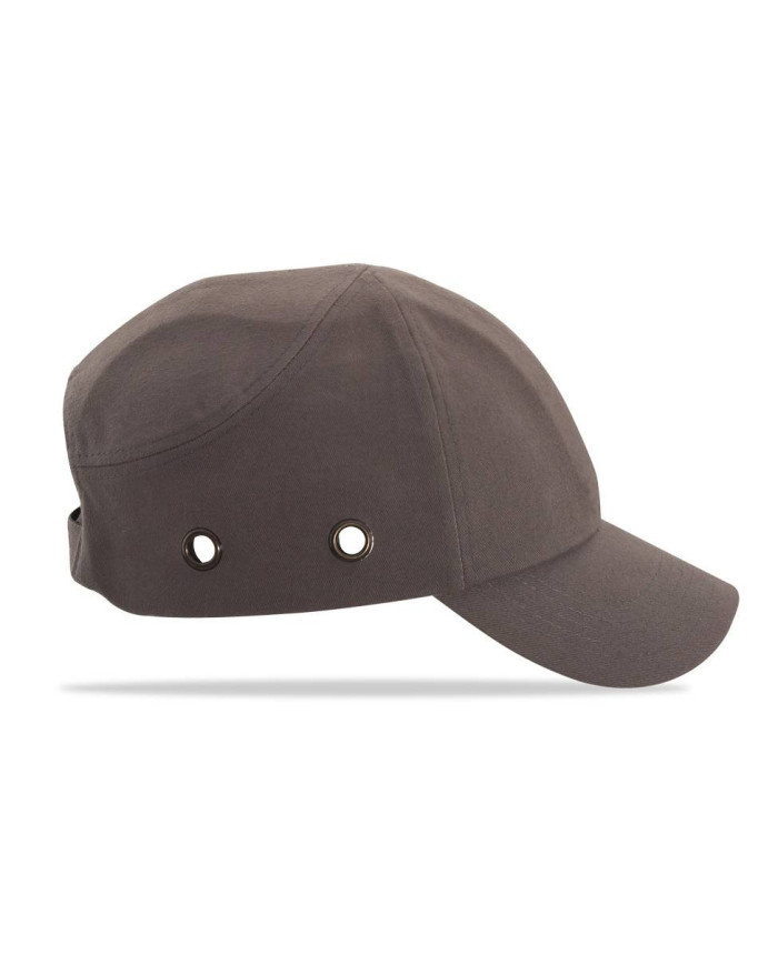 Color Gris. Mod. "BUMPER". Gorra de protección antigolpes STEELPRO