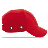 Color Rojo. Mod. "BUMPER". Gorra de protección antigolpes STEELPRO
