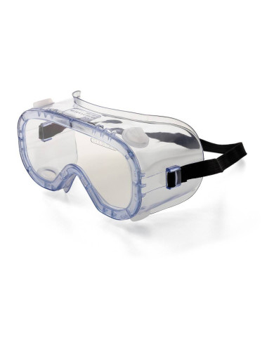 Mod. "X1 PLUS". Gafa Integral ocular claro antiempañante para riesgos mecánicos STEELPRO