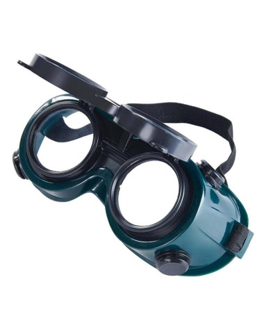 Gafa Integral Soldadura con oculares abatibles de Grado 5 y oculares policarbonato (cubrefiltros) STEELPRO
