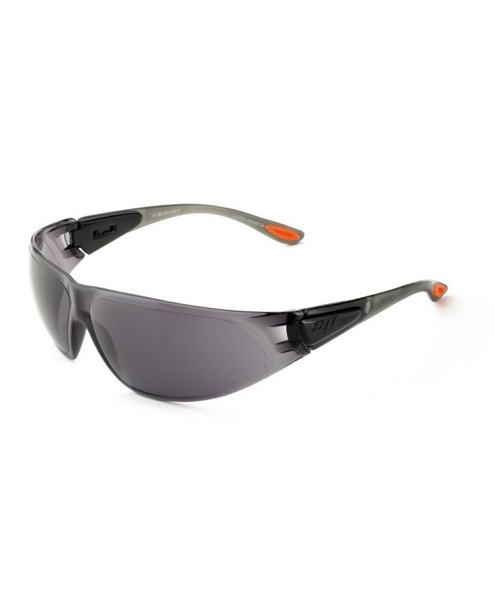 Mod. "RUNNER". Gafa de ocular gris, con patillas regulables en longitud STEELPRO