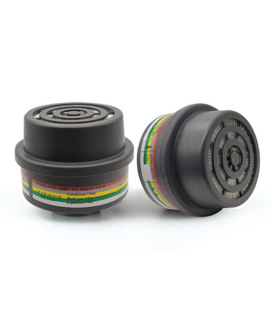 Filtros de rosca STEELPRO para media máscara "BREATH" (ABEK1P3)