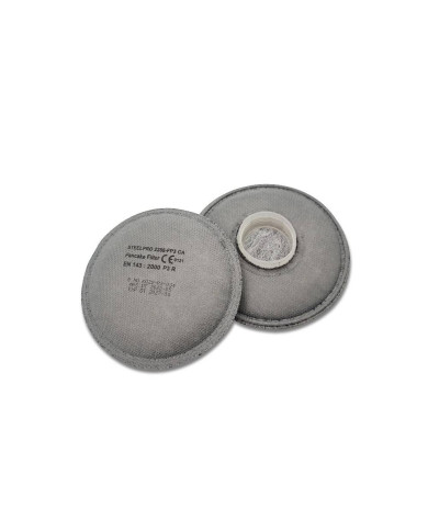 Filtros de rosca STEELPRO para media máscara "BREATH". Carbón activo