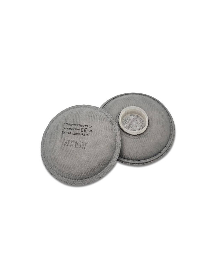 Filtros de rosca STEELPRO para media máscara "BREATH". Carbón activo