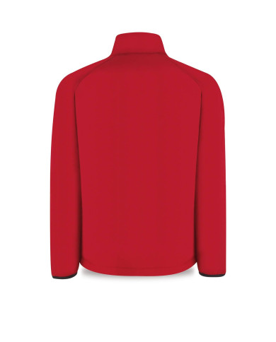 Cazadora Softshell modelo CUARZO. Roja 320 gr METEO