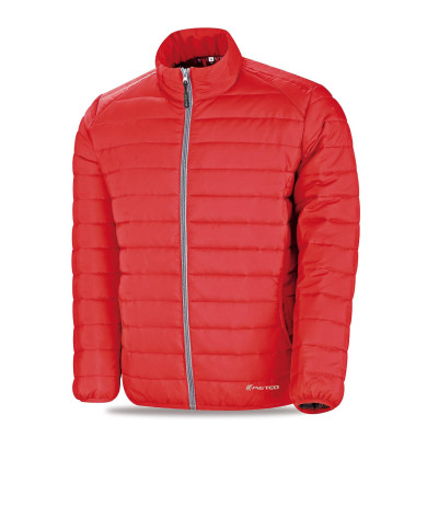 Chaqueta tipo plumas modelo FREYA. Roja 340 gr. EN 14058 METEO