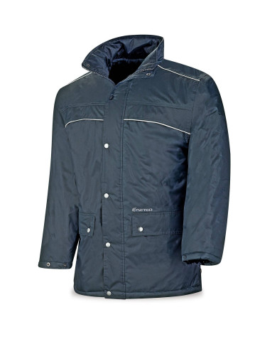 Parka triple uso (chubasquero/husky/chaleco) modelo GALERNA. Azul Marino 440 gr METEO