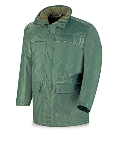 Parka triple uso (chubasquero/husky/chaleco) modelo GALERNA verde 440 gr METEO