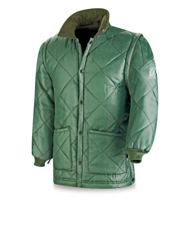 Parka triple uso (chubasquero/husky/chaleco) modelo GALERNA verde 440 gr METEO