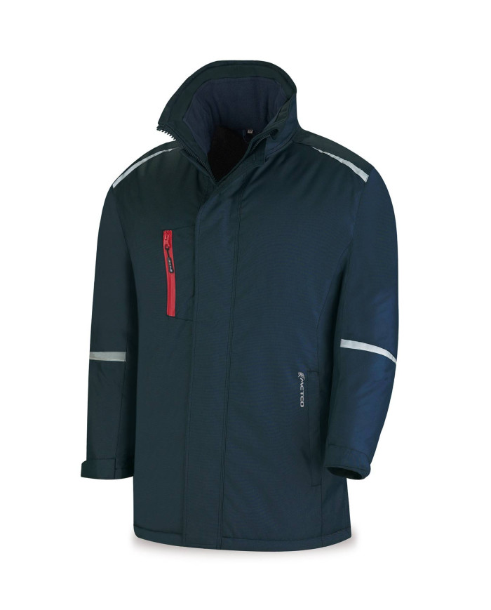 Parka tipo náutica MISTRAL azul marino 620 gr. EN14058 | EN343 METEO