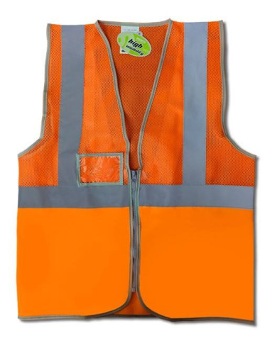 Chaleco Alta Visibilidad de malla 120 gr MARCA