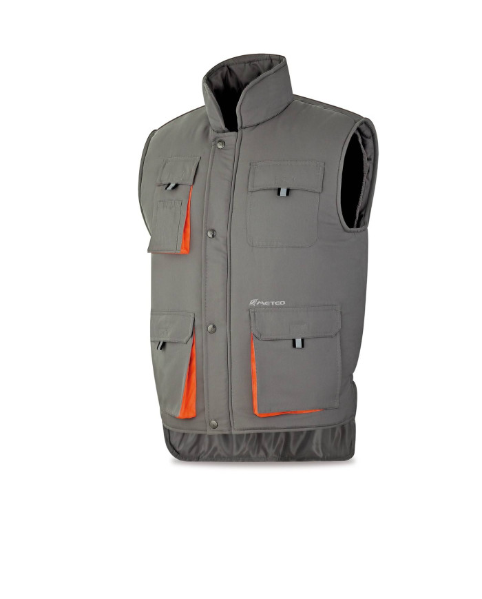 Chaleco multibolsillos modelo HEIMDALL Gris 350 gr METEO
