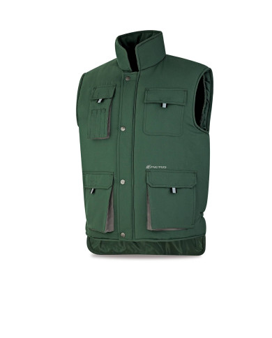 Chaleco multibolsillos modelo HEIMDALL Verde 350 gr METEO