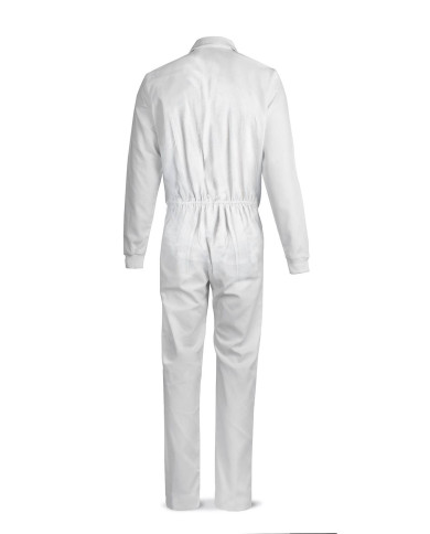 Buzo blanco poliéster/algodón 200 g MARCA