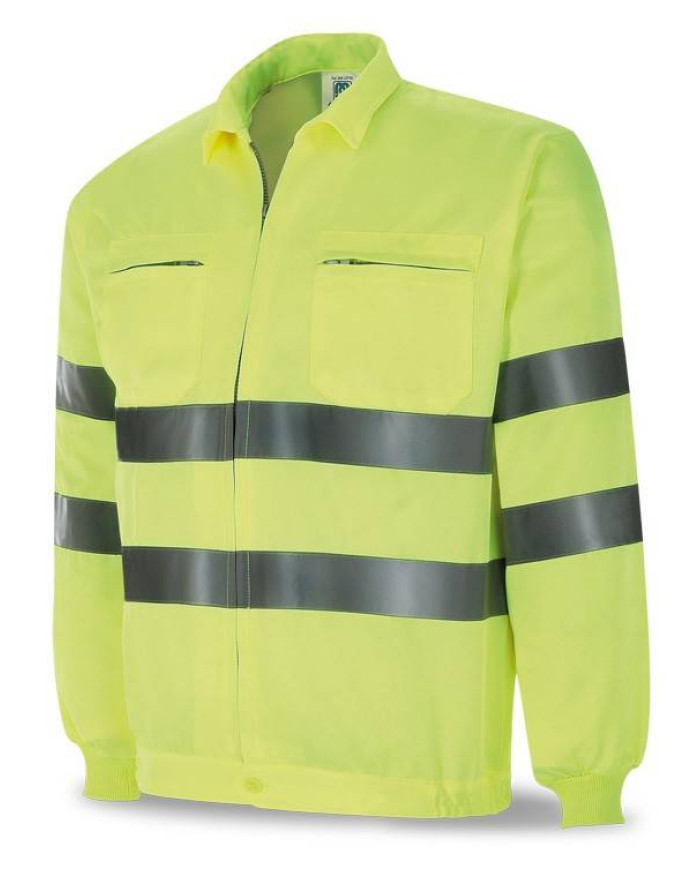 Chaqueta Alta Visibilidad poliéster/algodón 200 gr MARCA