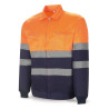 Chaqueta bicolor de alta visibilidad poliéster/algodón 200 g MARCA
