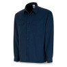 Camisa azul marino algodón 125 gr. Manga larga MARCA