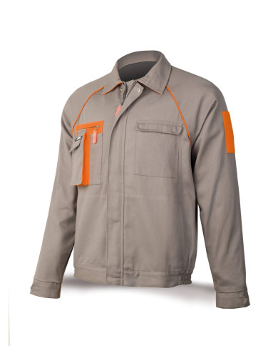 Chaqueta gris en Algodón de 270 g MARCA