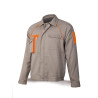 Chaqueta gris en Algodón de 270 g MARCA