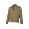 Chaqueta beige poliéster/algodón de 245 g MARCA