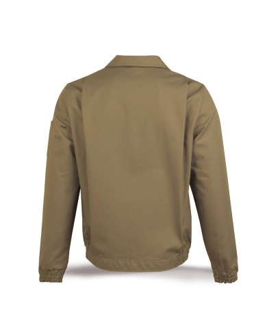 Chaqueta beige poliéster/algodón de 245 g MARCA