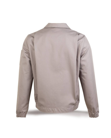Chaqueta gris poliéster/algodón de 245 g MARCA
