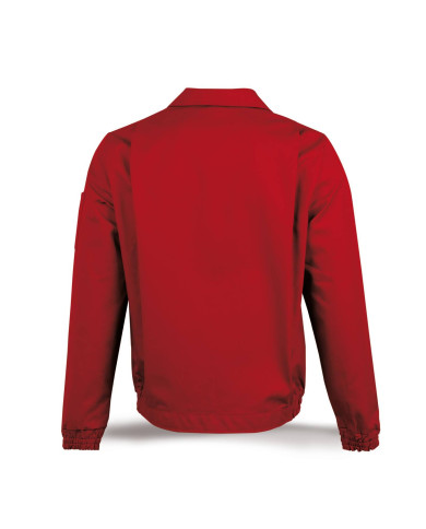 Chaqueta roja poliéster/algodón de 245 g MARCA