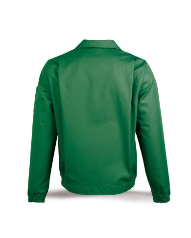 Chaqueta verde poliéster/algodón de 245 g MARCA