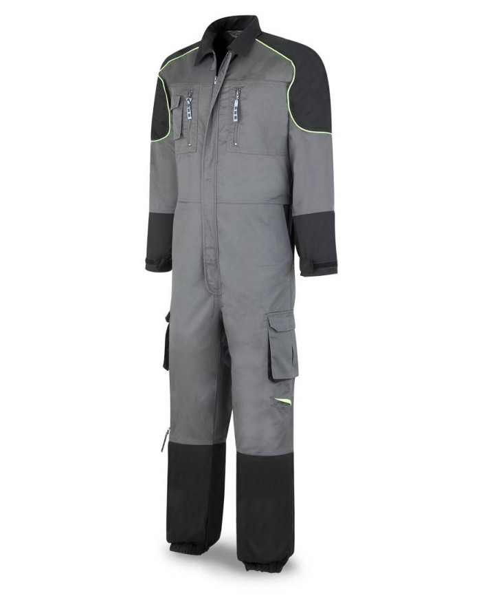 Buzo FIRST LINE gris/negro poliéster/algodón 245 gr MARCA